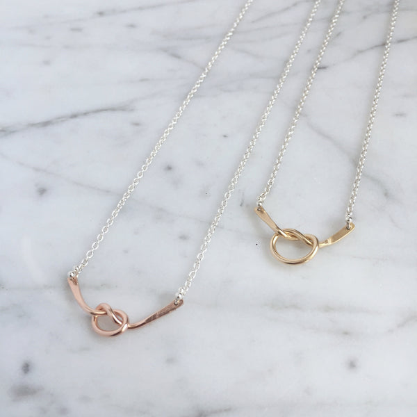 Loveknot necklace - Shepherd's Run Jewelry