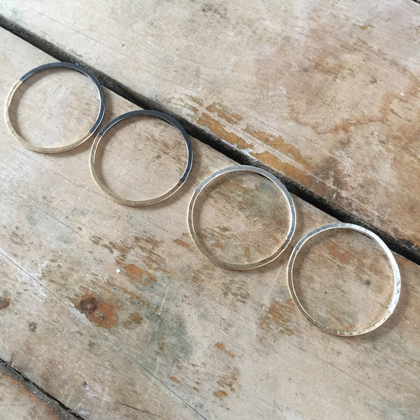 Half and half studs - Shepherd's Run Jewelry