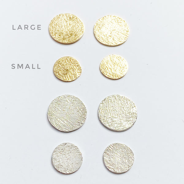 Thumbtack stud earrings