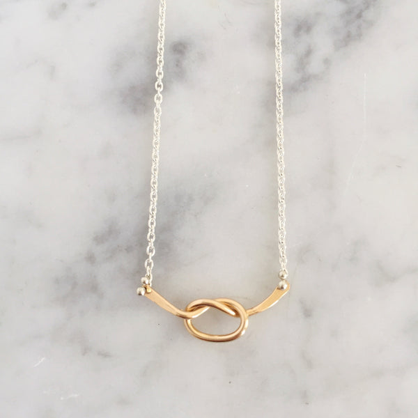 Loveknot necklace