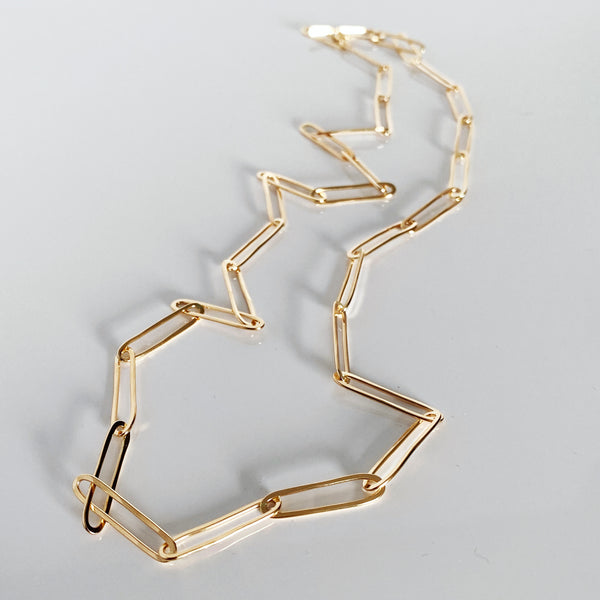 Paperclip necklace