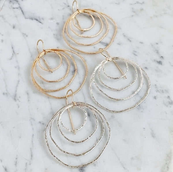Ripple Drop Earrings