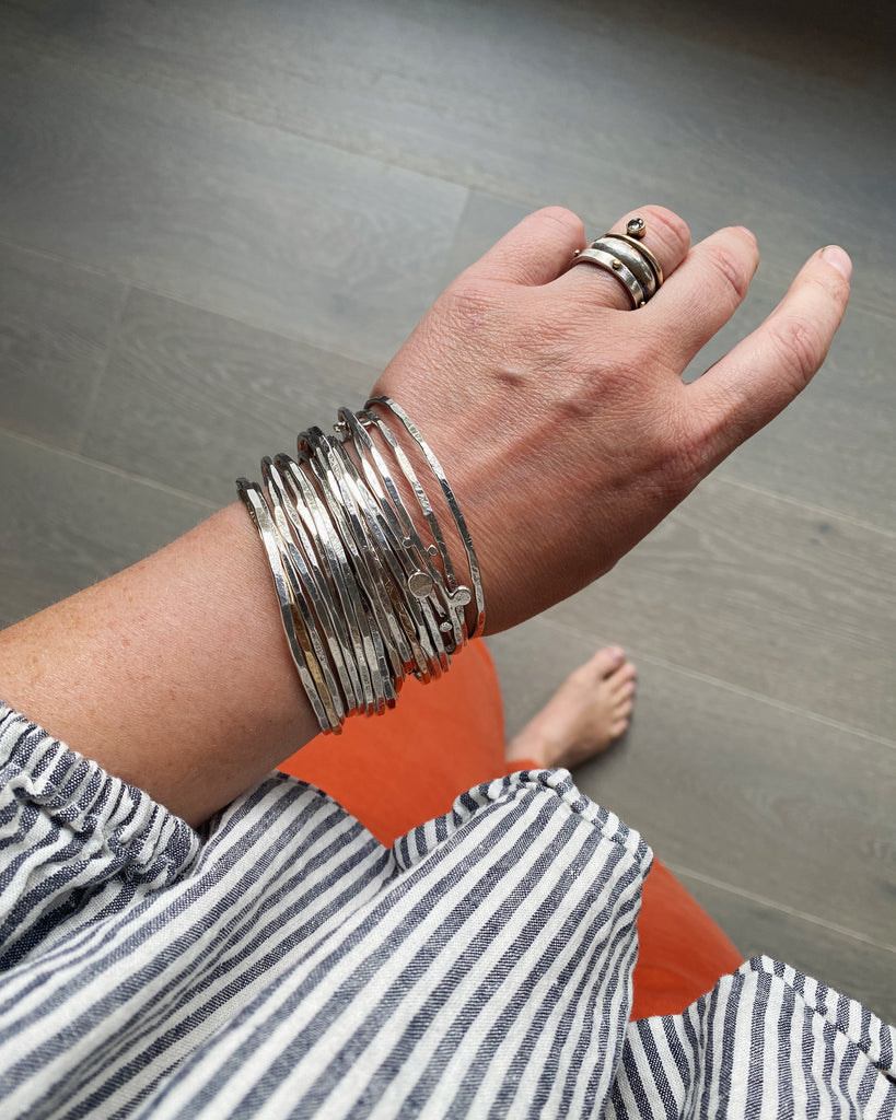 Silver bangle