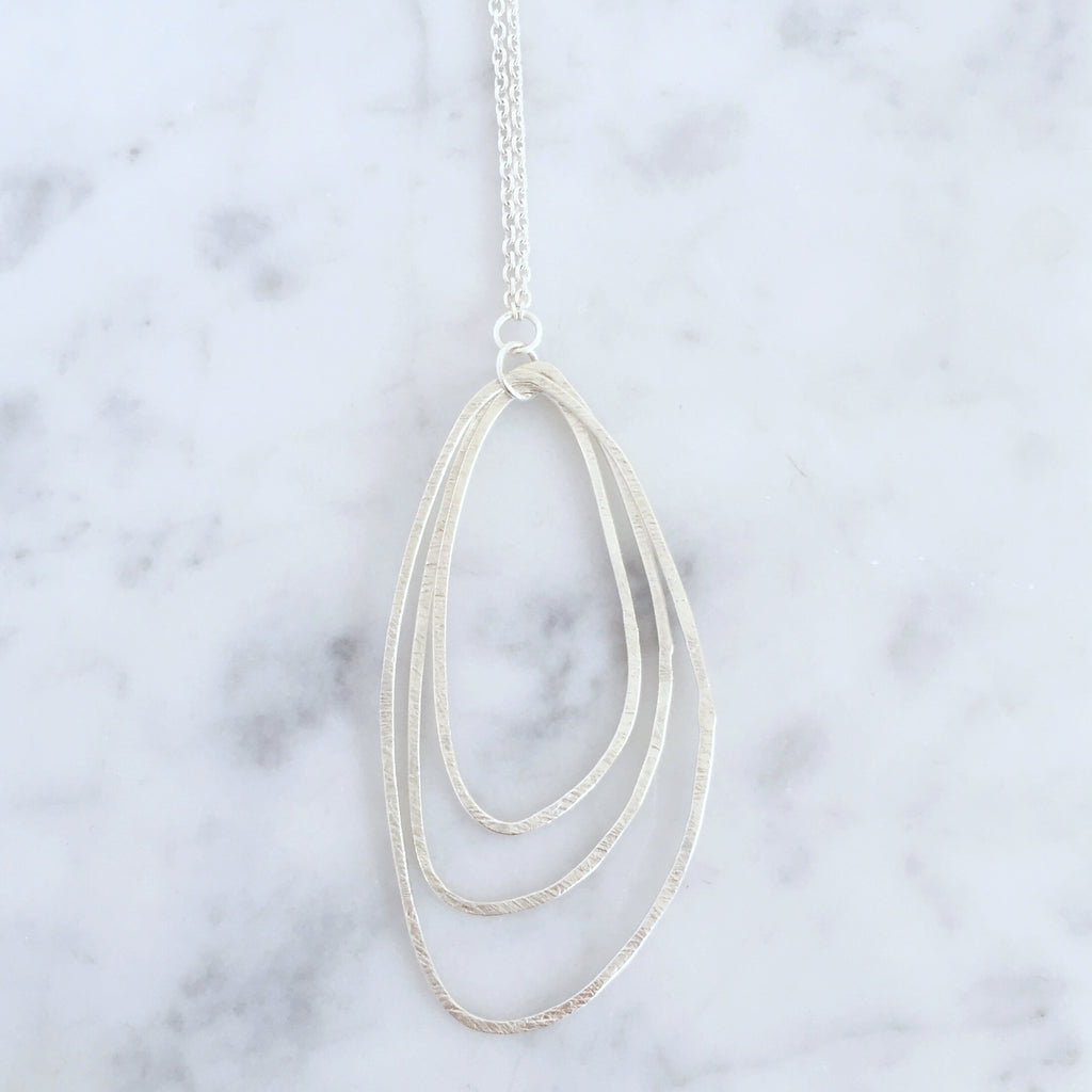 Organic Trio Necklace - Shepherd's Run Jewelry