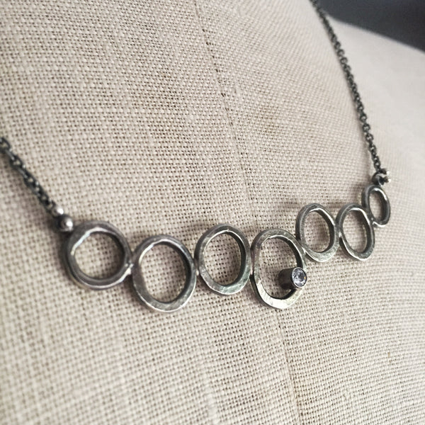 Oxidized nucleus necklace - Shepherd's Run Jewelry