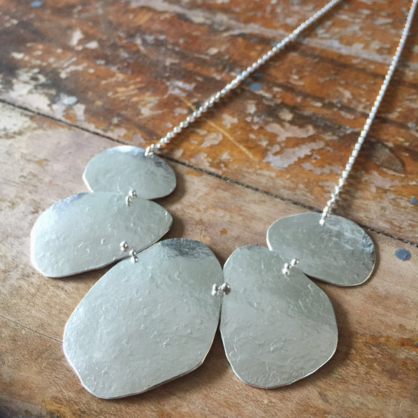 Pebble Fan necklace - Shepherd's Run Jewelry