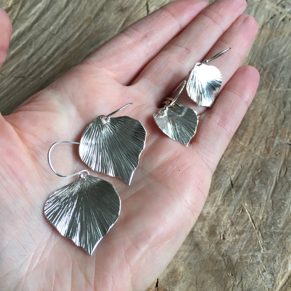 Goldfill ivy leaf earrings - Shepherd's Run Jewelry
