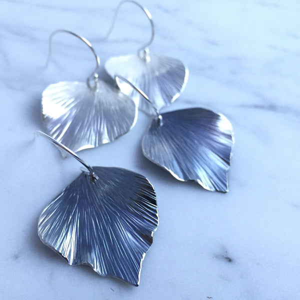 Large Ivy Leaf Drops - Shepherd's Run Jewelry