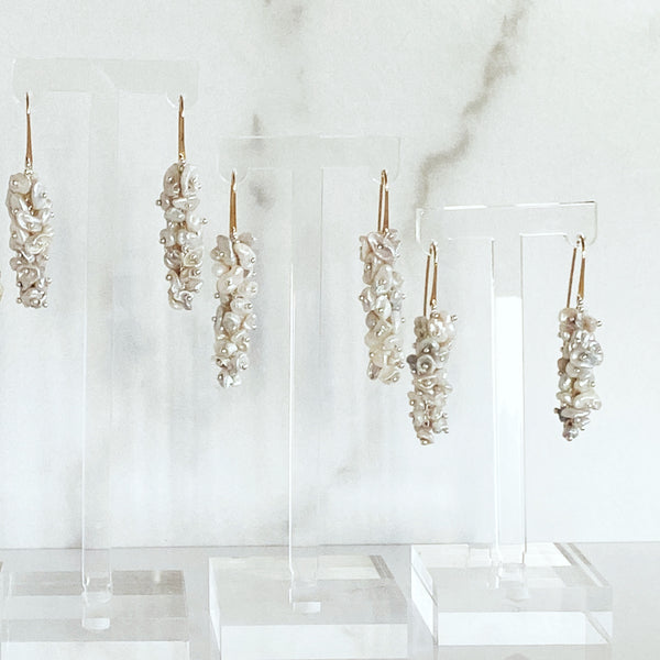 Lamina Pearl Earrings