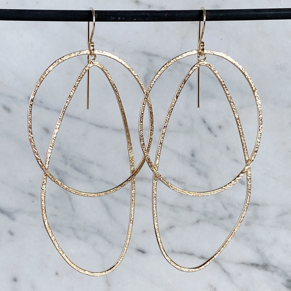 Movement drop earrings