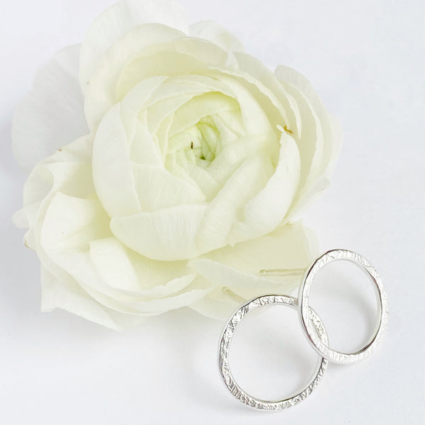 Halo Stud- Sterling silver