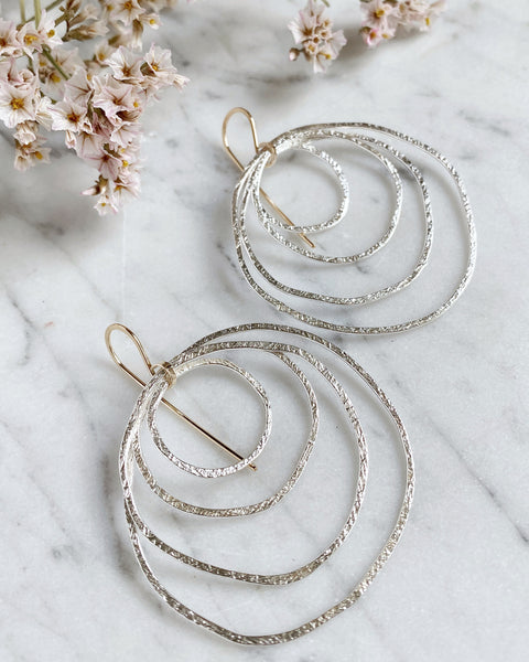 Ripple Drop Earrings