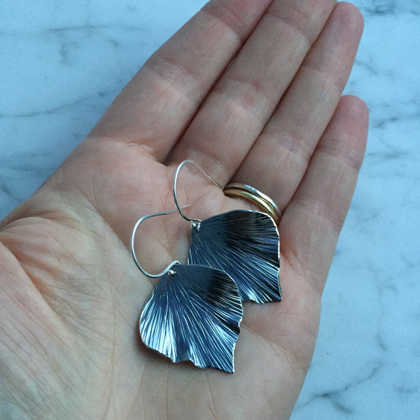 Large Ivy Leaf Drops - Shepherd's Run Jewelry