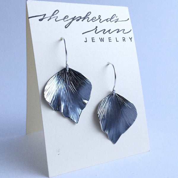 Large Ivy Leaf Drops - Shepherd's Run Jewelry